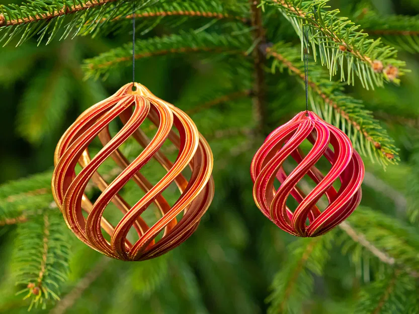 Quả Châu Noel Xoắn Ốc Nguyên Bản (Original Spiral Christmas Balls) - Image 2