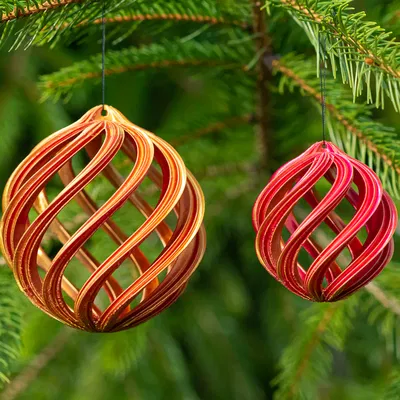 Quả Châu Noel Xoắn Ốc Nguyên Bản (Original Spiral Christmas Balls)