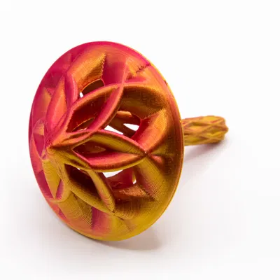 Ultimate Open Lattice Top (6 Point Pattern) – Con quay lưới mở 6 điểm