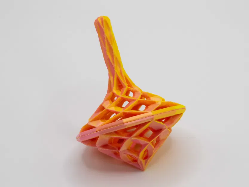 Con Quay Đồ Chơi Low Poly (Low Poly Toy Top) - Image 5