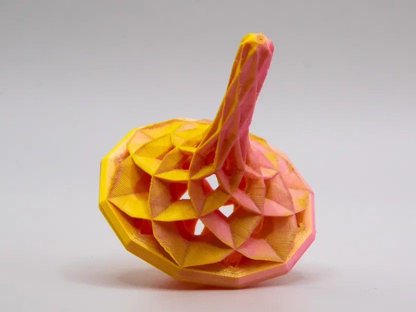 Con Quay Đồ Chơi Low Poly (Low Poly Toy Top) - Image 6