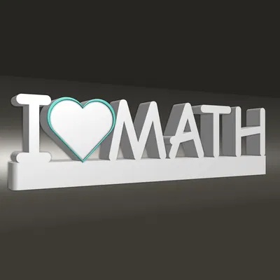 Bảng trang trí toán học (math plaque)