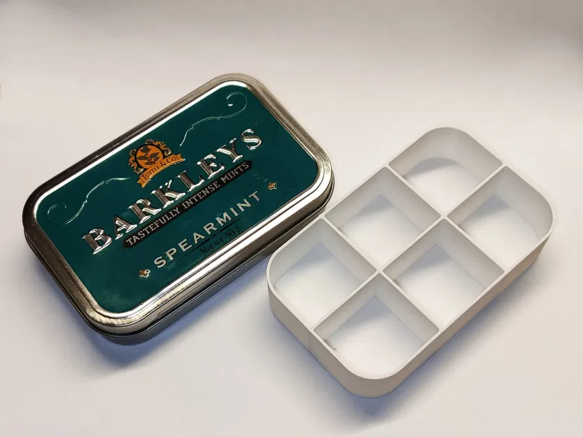 Miếng Insert Chia Ngăn Cho Hộp Barkleys Mint Tin Organizer Insert - Image 3