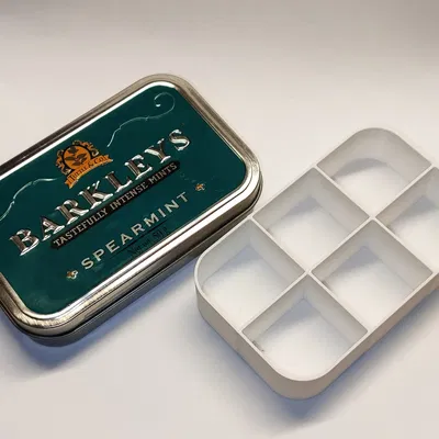 Miếng Insert Chia Ngăn Cho Hộp Barkleys Mint Tin Organizer Insert