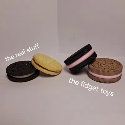 Oreo Magnetic Fidget Slider cho bi nam châm 5mm hoặc nam châm khối 4mm