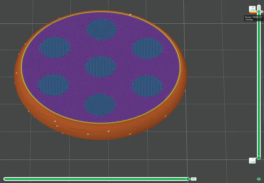 Oreo Magnetic Fidget Slider cho bi nam châm 5mm hoặc nam châm khối 4mm - Image 4