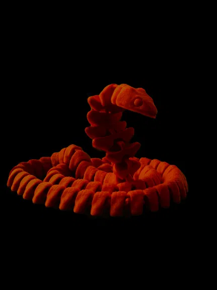 Mô Hình Rắn Hổ Mang 3D Mini Có Khớp Nối Siêu Ngầu - Image 1