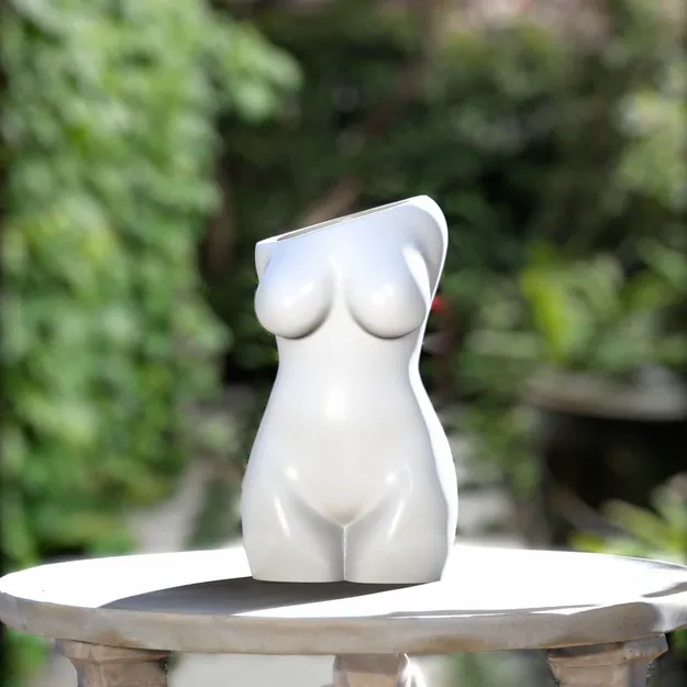 Bình Hoa Thân Người Nghệ Thuật Độc Đáo - Image 4