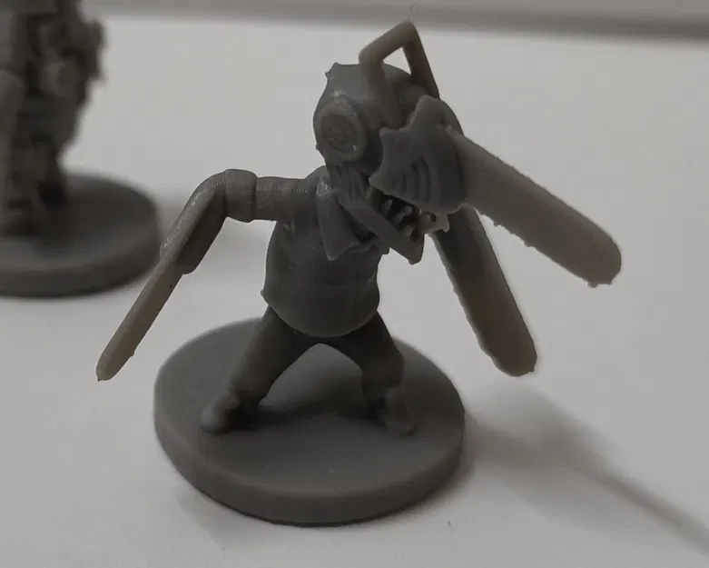 ChibiSaw Man – Tượng Chibi mini lấy cảm hứng Chainsaw Man - Image 1