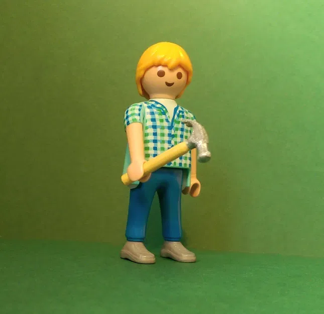 Búa (Hammer) tỉ lệ 1:18 & tương thích Playmobil/Sylvanian - Image 3