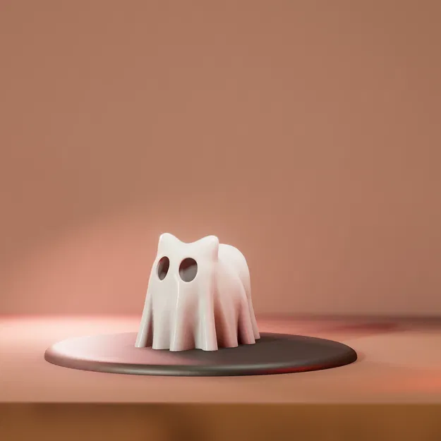 Mô Hình Mèo Ma "Ghost Cat" Độc Đáo Cho Halloween - Image 1