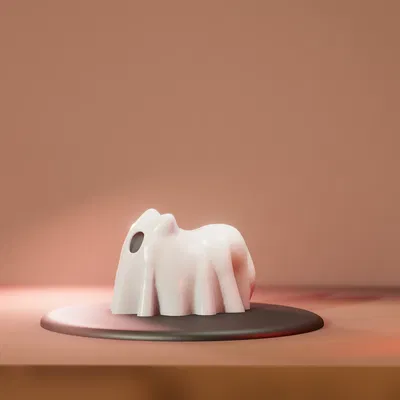 Mô Hình Mèo Ma "Ghost Cat" Độc Đáo Cho Halloween