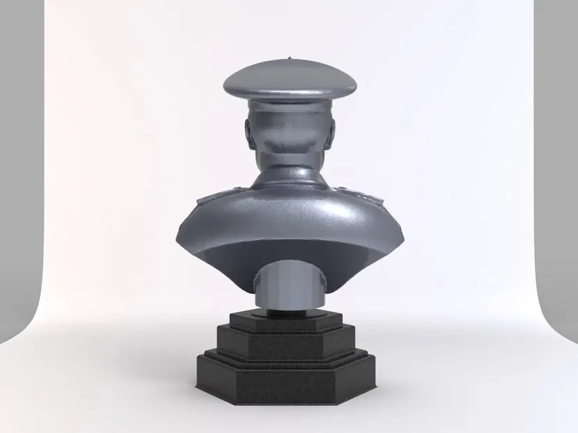 Tượng Bust Cảnh Sát Kèm Chữ Tùy Chỉnh - Image 3