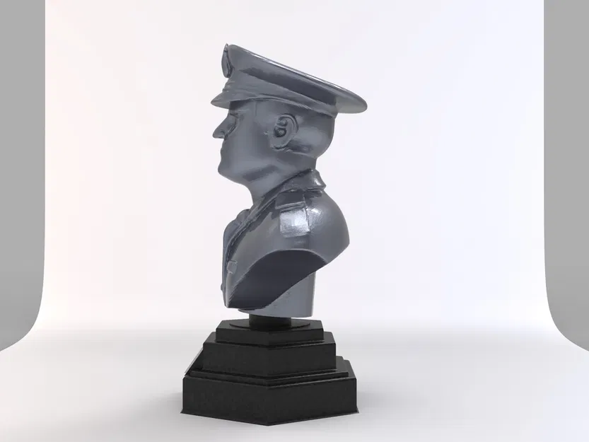 Tượng Bust Cảnh Sát Kèm Chữ Tùy Chỉnh - Image 4