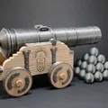 Medieval Canon – Đại bác trung cổ làm giá đỡ Philips OneBlade - Thumbnail 3