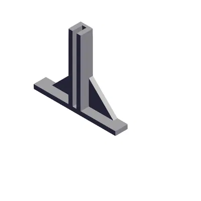 Chân đế đỡ bảng foamboard 5mm cho thuyết trình và dự án