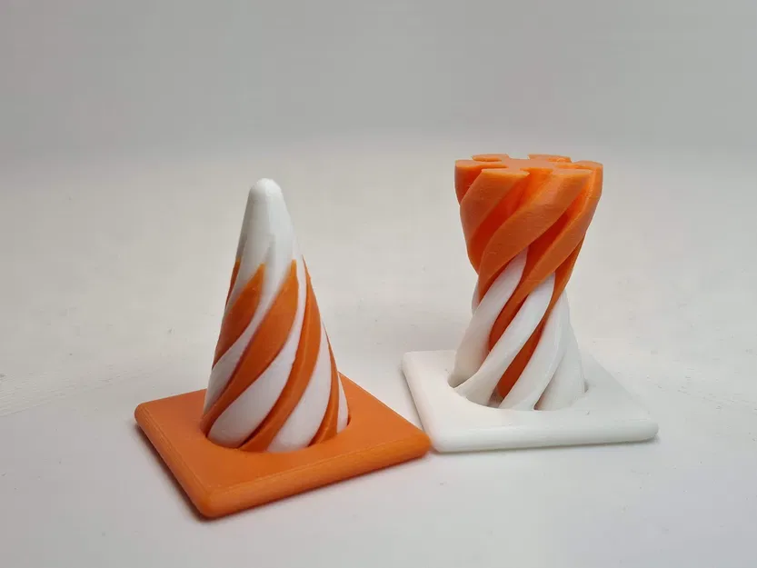 Đồ Chơi Fidget Nón Giao Thông Xoắn Ốc 3D Độc Đáo - Image 1