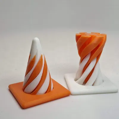 Đồ Chơi Fidget Nón Giao Thông Xoắn Ốc 3D Độc Đáo