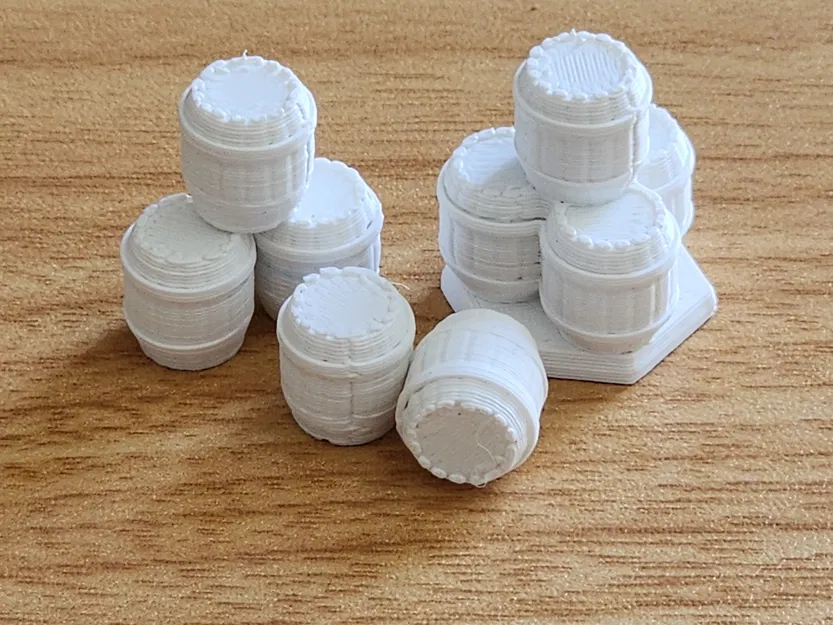 Mô Hình Thùng Gỗ 3D Cho Game TTRPG (D&D, RPG) - Image 1