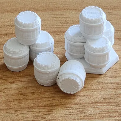 Mô Hình Thùng Gỗ 3D Cho Game TTRPG (D&D, RPG)