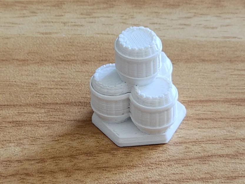 Mô Hình Thùng Gỗ 3D Cho Game TTRPG (D&D, RPG) - Image 2