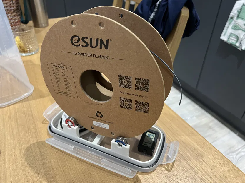 Đế cuộn cho hộp sấy filament – dễ in hơn, không cần support - Image 1