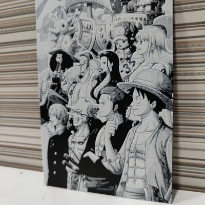 Tranh In 3D One Piece "Hướng Về Vô Tận" Đẹp Mê Ly