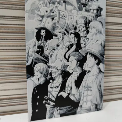 Tranh In 3D One Piece "Hướng Về Vô Tận" Đẹp Mê Ly