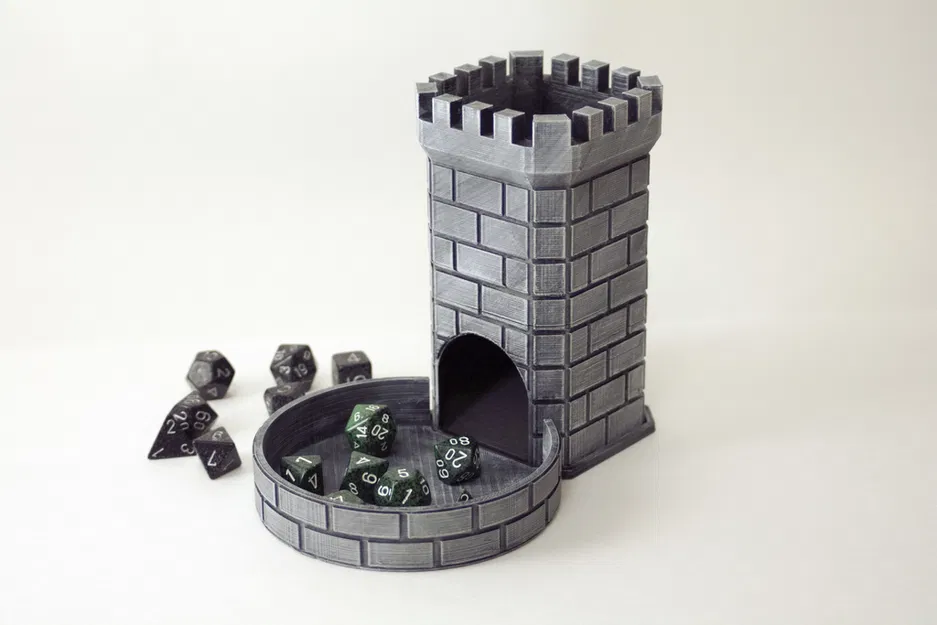 Tháp lăn xúc xắc kèm khay hoán đổi (Dice Tower w/swappable trays) - Image 1