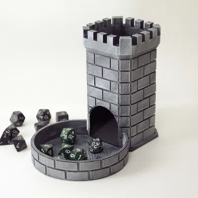 Tháp lăn xúc xắc kèm khay hoán đổi (Dice Tower w/swappable trays)