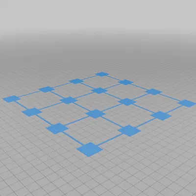 Mesh cân bàn in 16pt/25pt cho bed 220x220mm