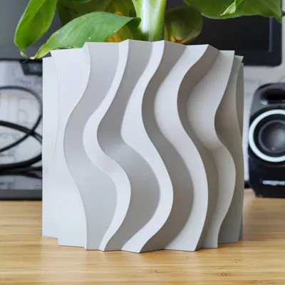 Chậu & Planter Distortion 2 cho cây trong nhà - Vase mode