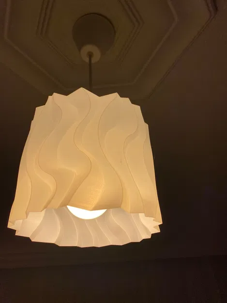 Chụp đèn trần "Distortion 2 Pot" - Đèn thả trần nghệ thuật 3D - Image 1