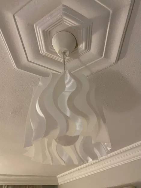 Chụp đèn trần "Distortion 2 Pot" - Đèn thả trần nghệ thuật 3D - Image 3