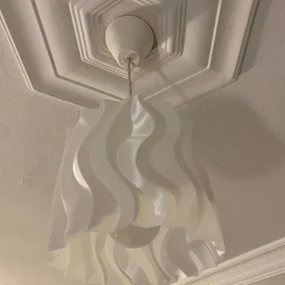 Chụp đèn trần "Distortion 2 Pot" - Đèn thả trần nghệ thuật 3D