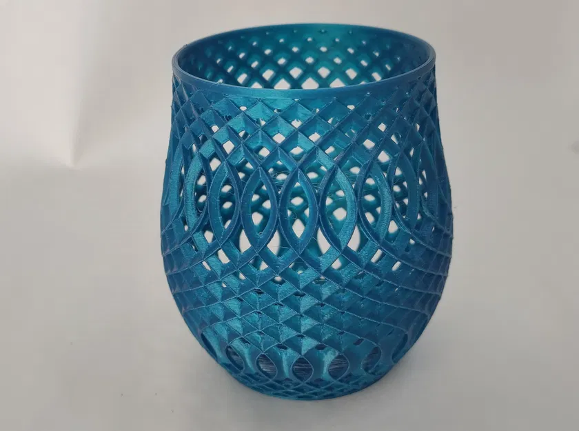 Cốc Cắm Bút 3D Vân Lụa Tinh Tế - Trang Trí Bàn Làm Việc - Image 2