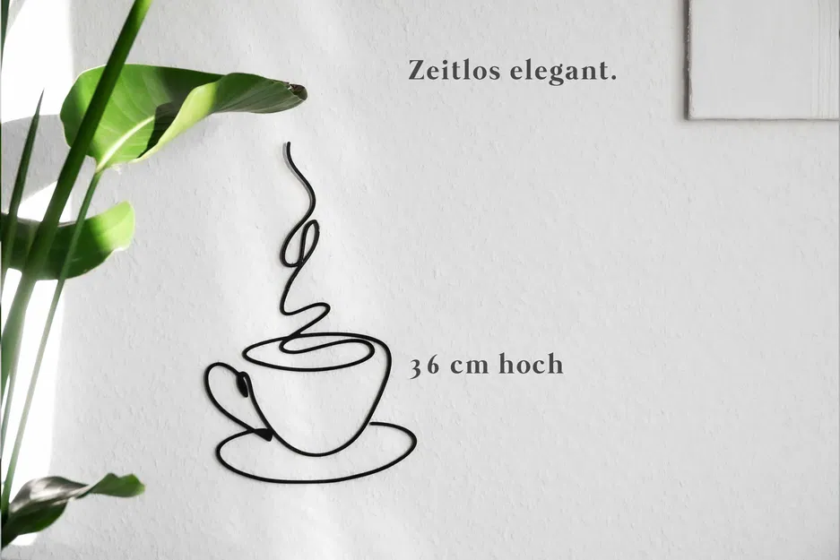 Tranh Tường 3D Tách Cà Phê - Trang Trí Độc Đáo - Image 1