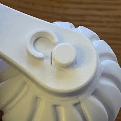 Tay quay bằng tay dễ in cho Pastamatic (easy hand crank)