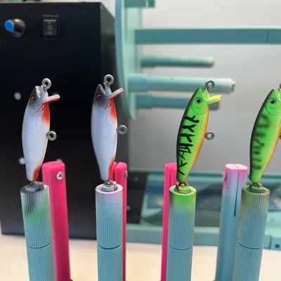 Giá giữ mồi câu để sơn (Lure holder for painting)