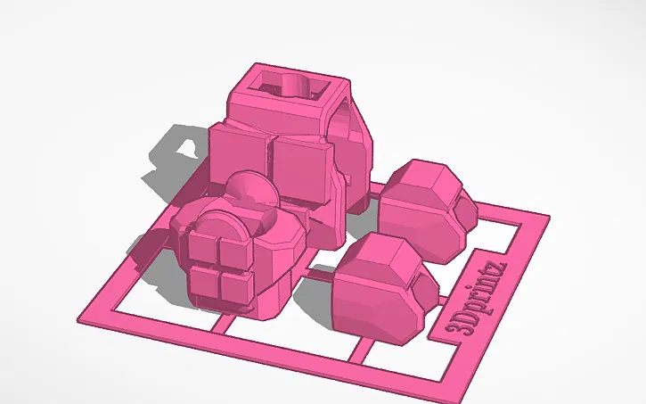 Mô Hình Lắp Ráp "Strong Dummy 13" - Kit Car Dễ In 3D - Image 2