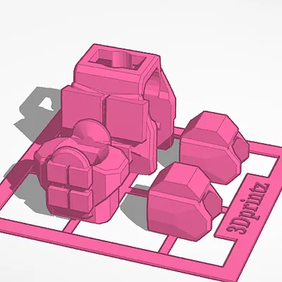 Mô Hình Lắp Ráp "Strong Dummy 13" - Kit Car Dễ In 3D