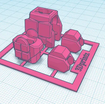 Mô Hình Lắp Ráp "Strong Dummy 13" - Kit Car Dễ In 3D