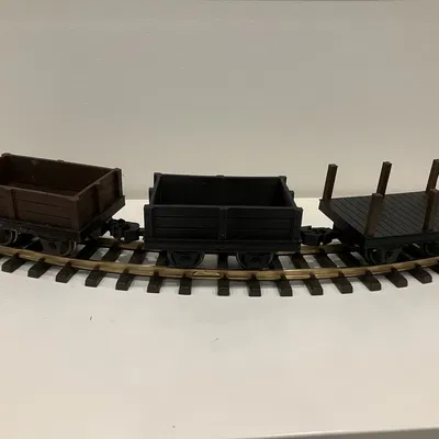 Toa phẳng chở đường 4 trục “Sugar” G-scale / Gauge 1