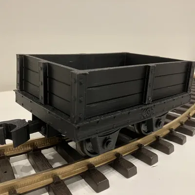 Toa phẳng chở đường 4 trục “Sugar” G-scale / Gauge 1