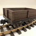Toa phẳng chở đường 4 trục “Sugar” G-scale / Gauge 1 - Thumbnail 4