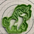 Khuôn cắt bánh quy Kỳ lân (Unicorn cookie cutter) - Thumbnail 2