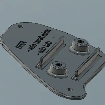 Bảng gắn SSR cho Qidi Plus 4 (Qidi Plus 4 SSR Mounting Board)