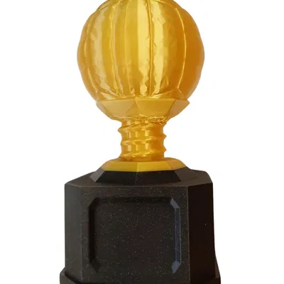 Mô Hình Cúp Bóng Chuyền Vàng 3D - Biểu Tượng Chiến Thắng