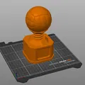 Mô Hình Cúp Bóng Chuyền Vàng 3D - Biểu Tượng Chiến Thắng - Thumbnail 2