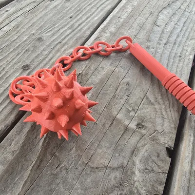 Chùy Gai Gắn Xích (Spiked Mace on Chain)